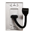 1-Port HDMI Wall Plate Kit Decora White