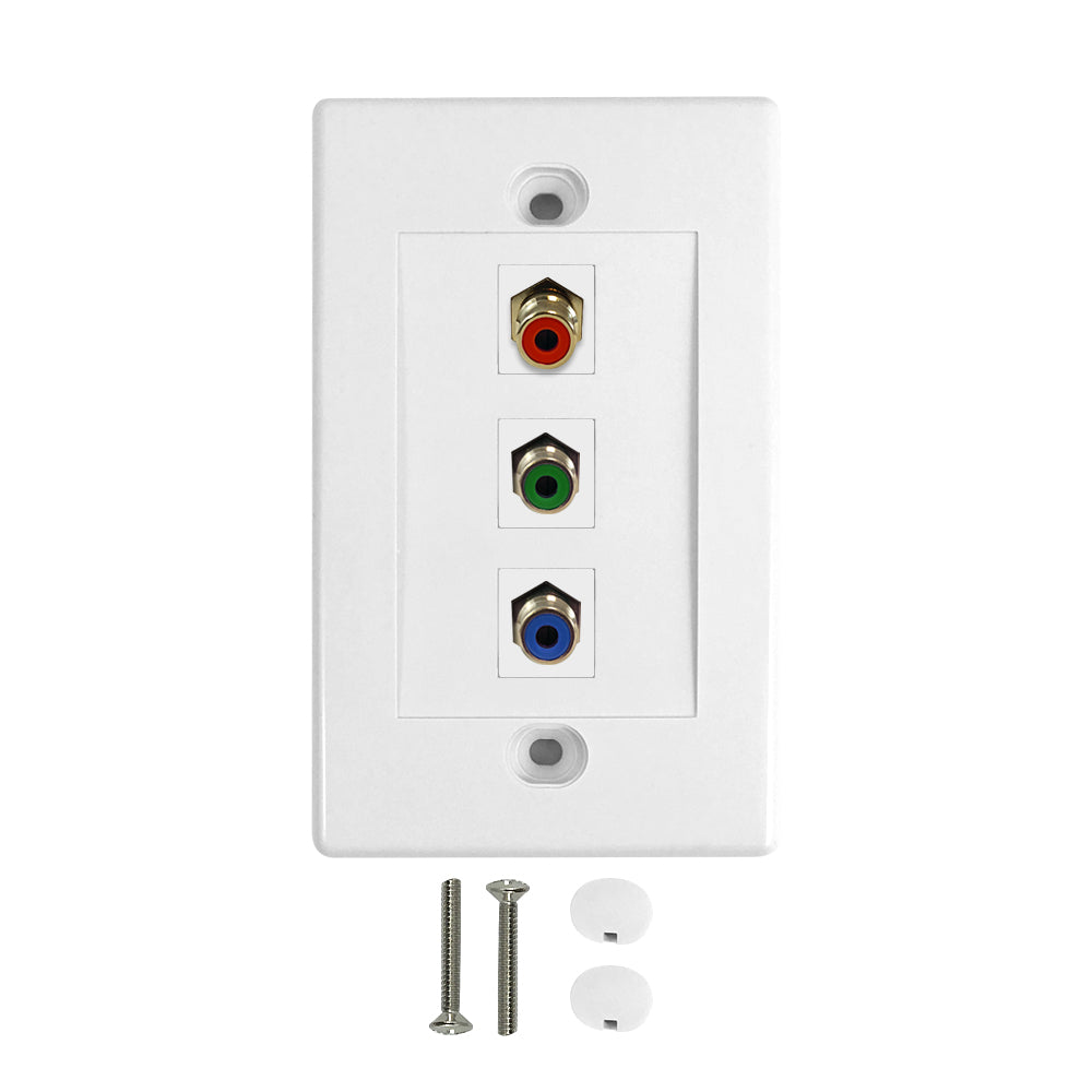 Components Kit Plate Component Wall Plate Kit - White