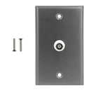 Single Gang SS Wall Plate Kit (1x BNC) - 50 Ohm