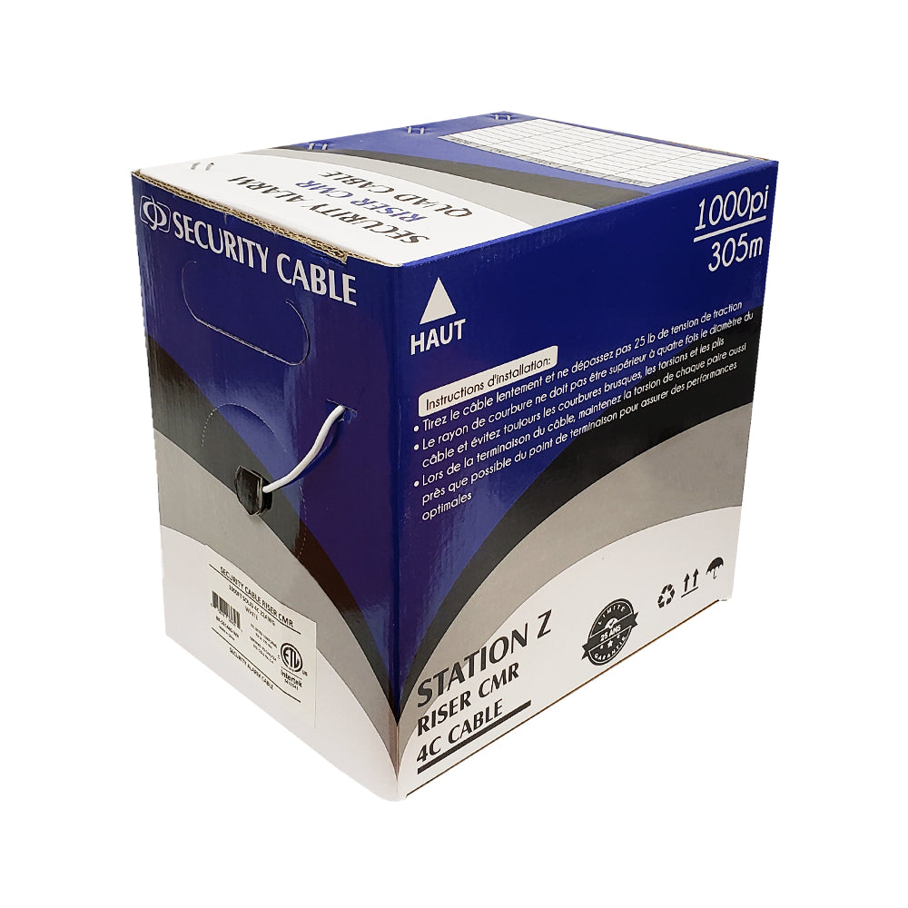 LOGICO 1000ft 18/2 Shielded CMR/CL3R Security Alarm Bare LOGICO 1000ft 18/2 Shielded CMR/CL3R Security Alarm Bare