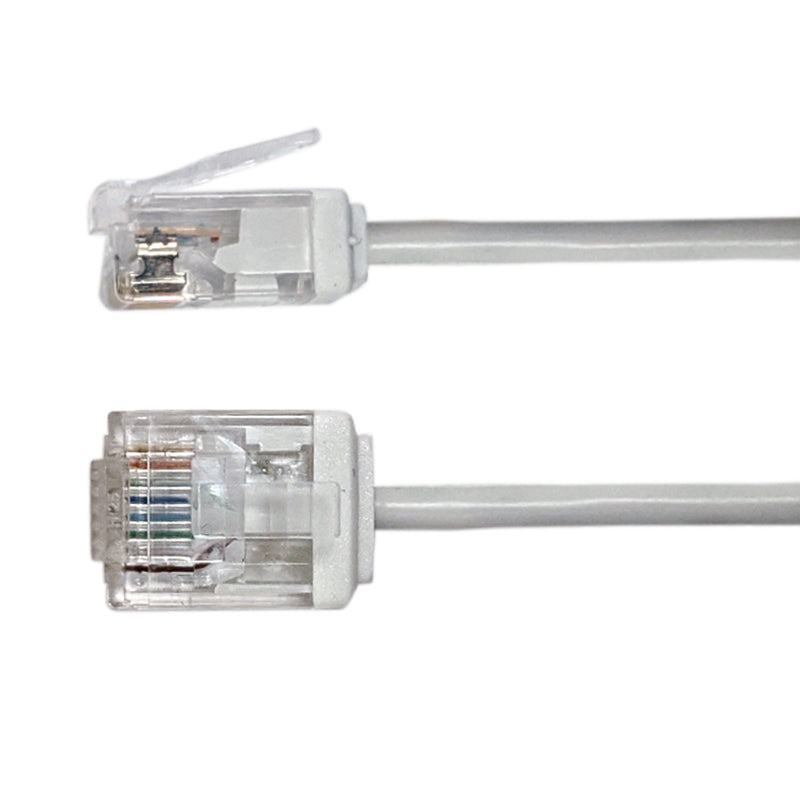 Cat6A UTP Micro-Thin Molded Patch Cable - 32AWG - Riser CMR